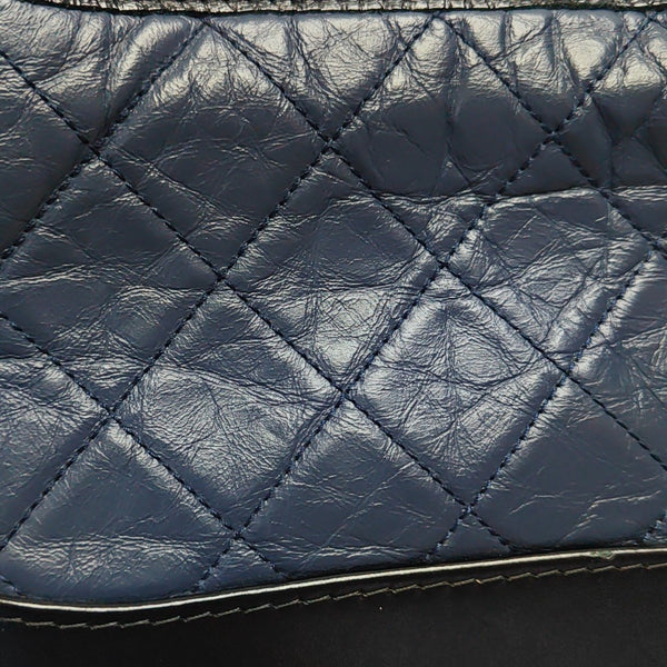 GABRIELLE Small Quilted Calfskin Blue