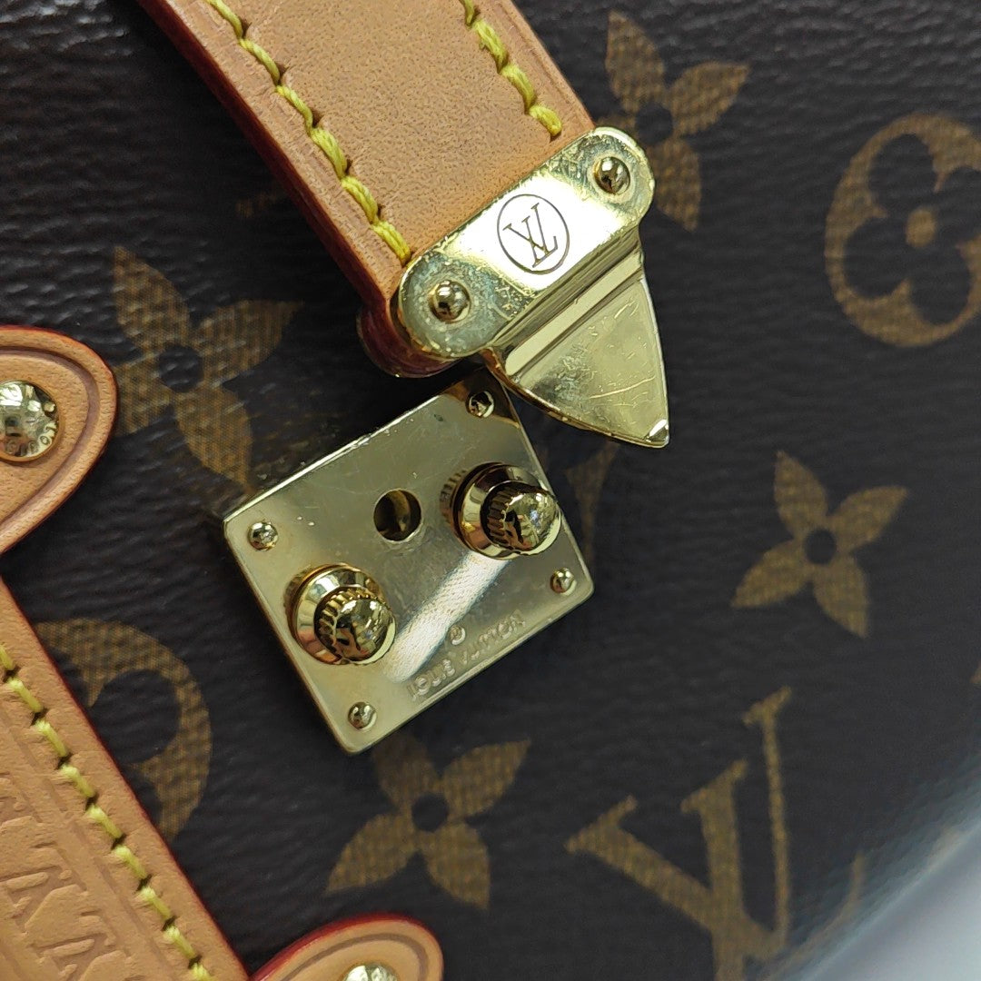 SIDE TRUNK PM Monogram Coated Canvas Brown