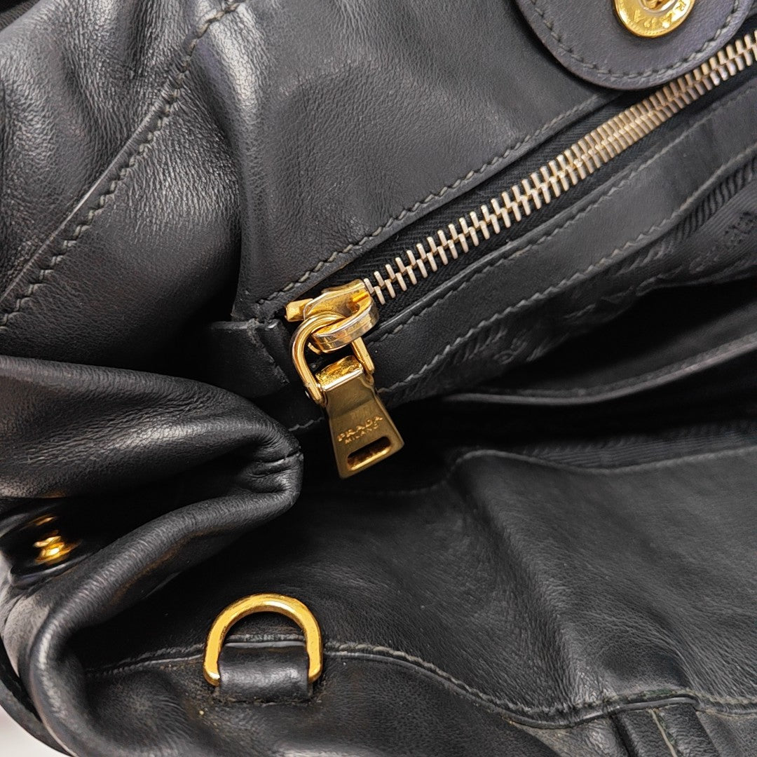 Calfskin Tote Bag Black