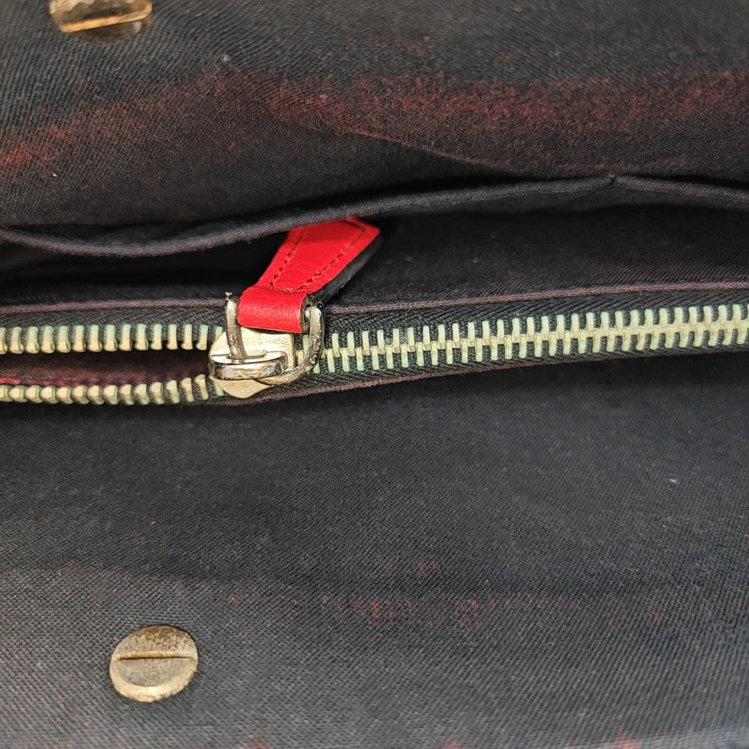 Calfskin Shoulder Bag Red