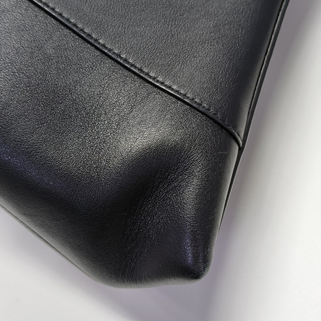 Downtown Small Quilted Calfskin Black