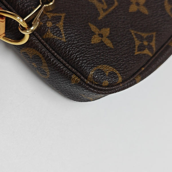 ACCESSOIRES Mini Monogram Coated Canvas Brown