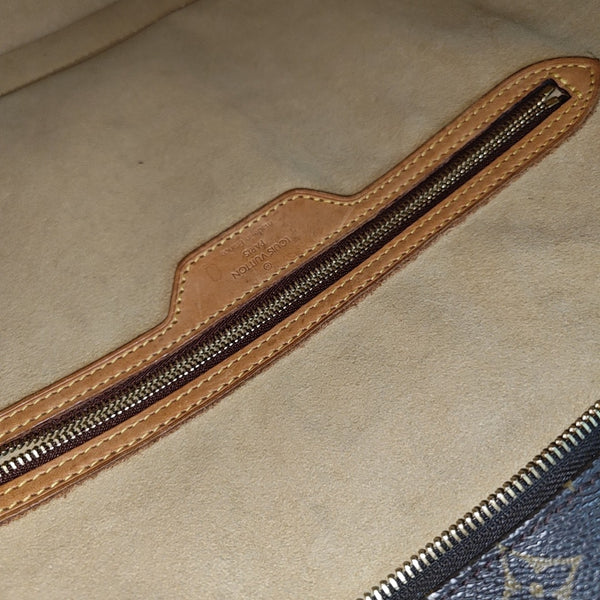 VINTAGE BABYLONE Monogram Coated Canvas Brown