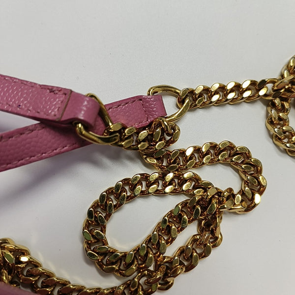 MONOGRAM WOC Chevron Calfskin Pink