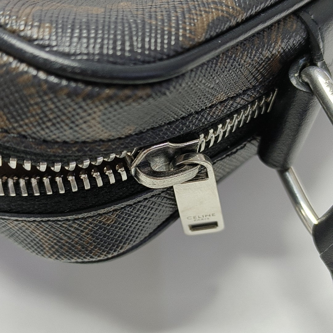 TRIOMPHE Mini Coated Canvas Black