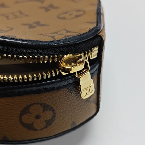 BOITE CHAPEAU Mini Monogram Coated Canvas Brown