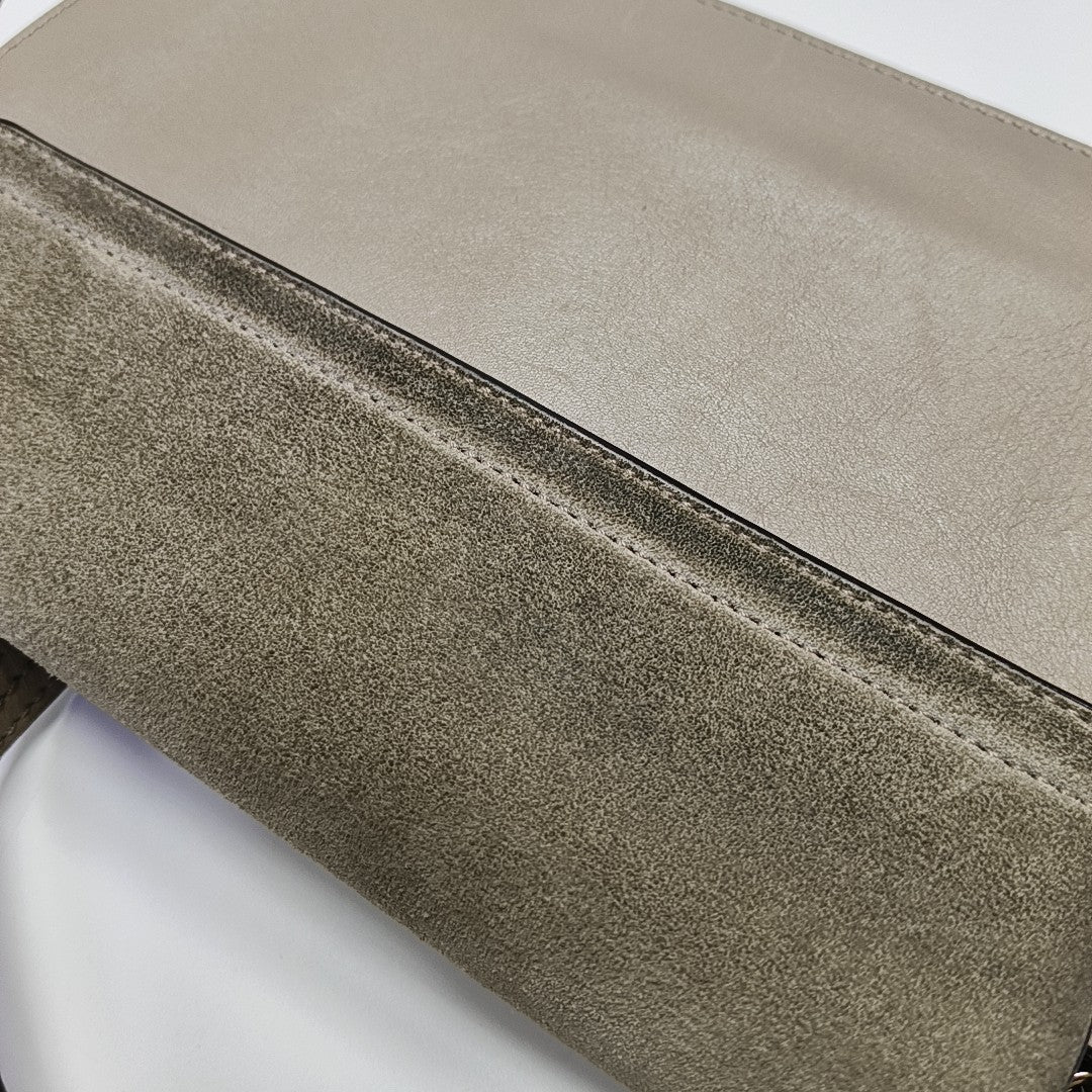 Faye Small Calfskin Gray