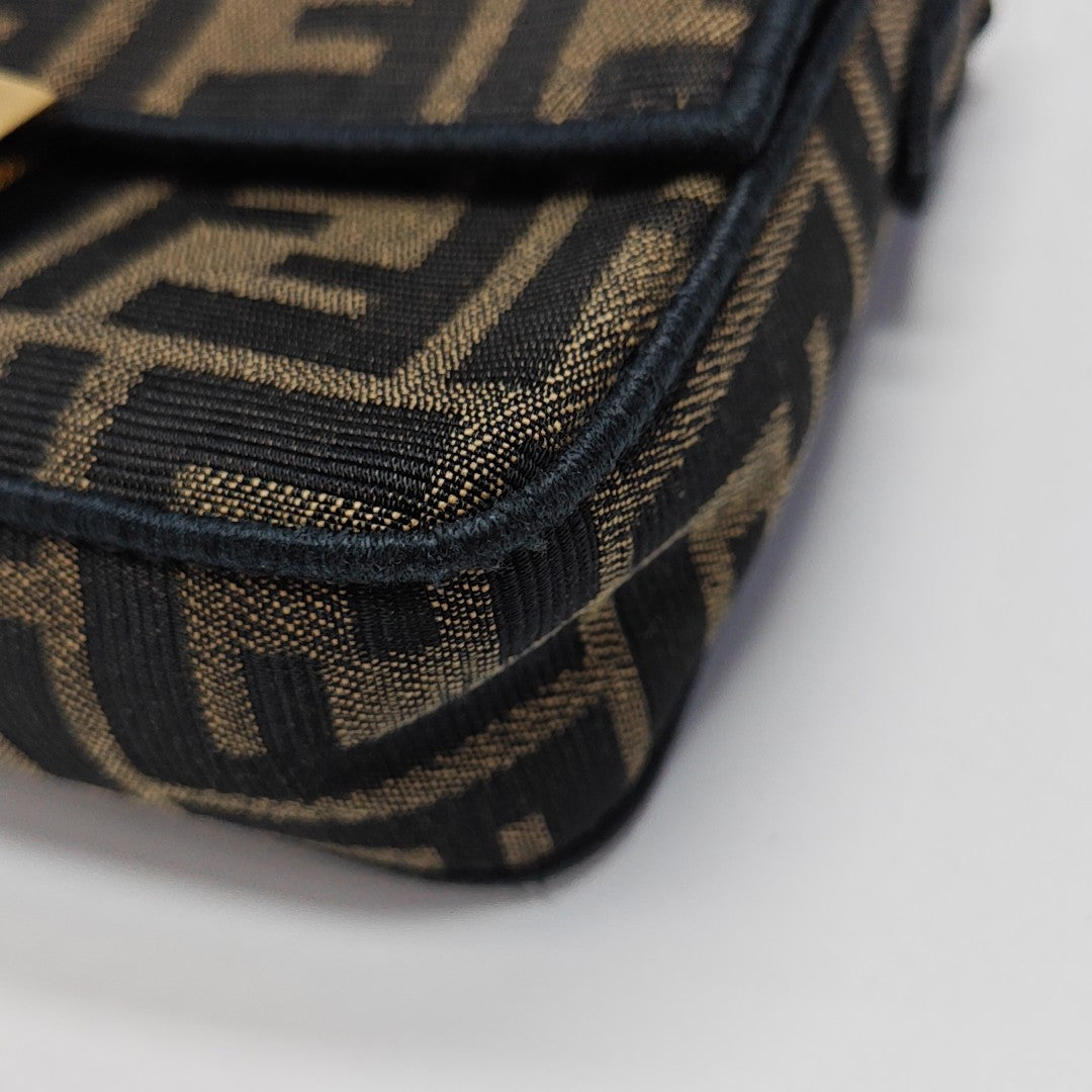 Baguette Mini Fabric Brown