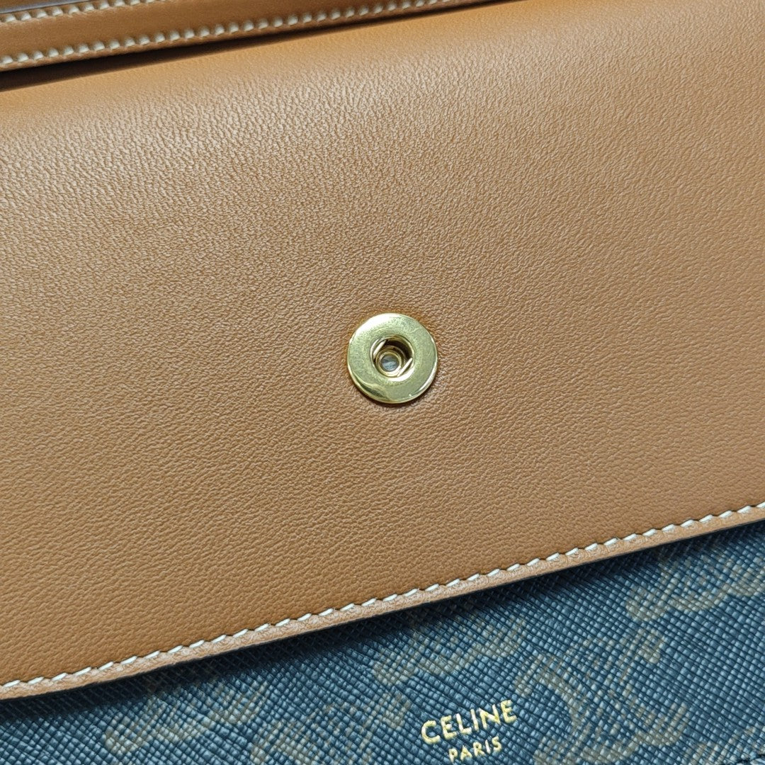 TRIOMPHE CANVAS Coated Canvas Brown