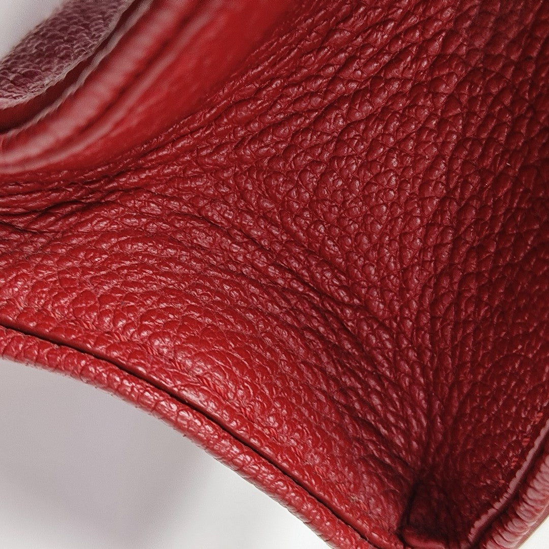 SAINT SULPICE PM Monogram Calfskin Red