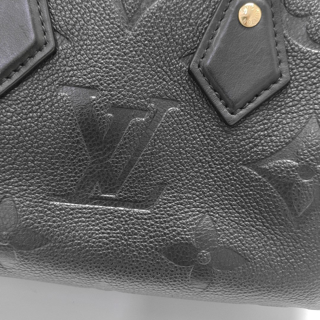 SPEEDY 20 Monogram Calfskin Black