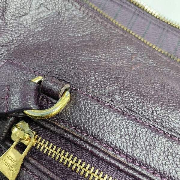 LUMINEUSE PM Monogram Calfskin Purple