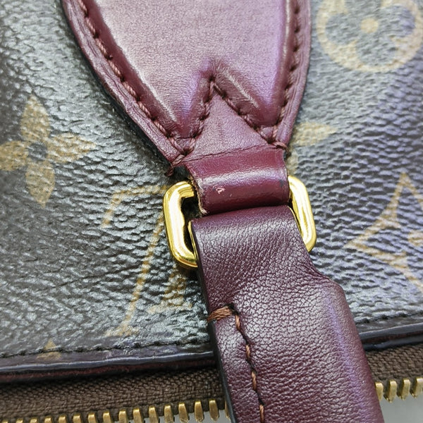 FLOWER Monogram Coated Canvas Brown