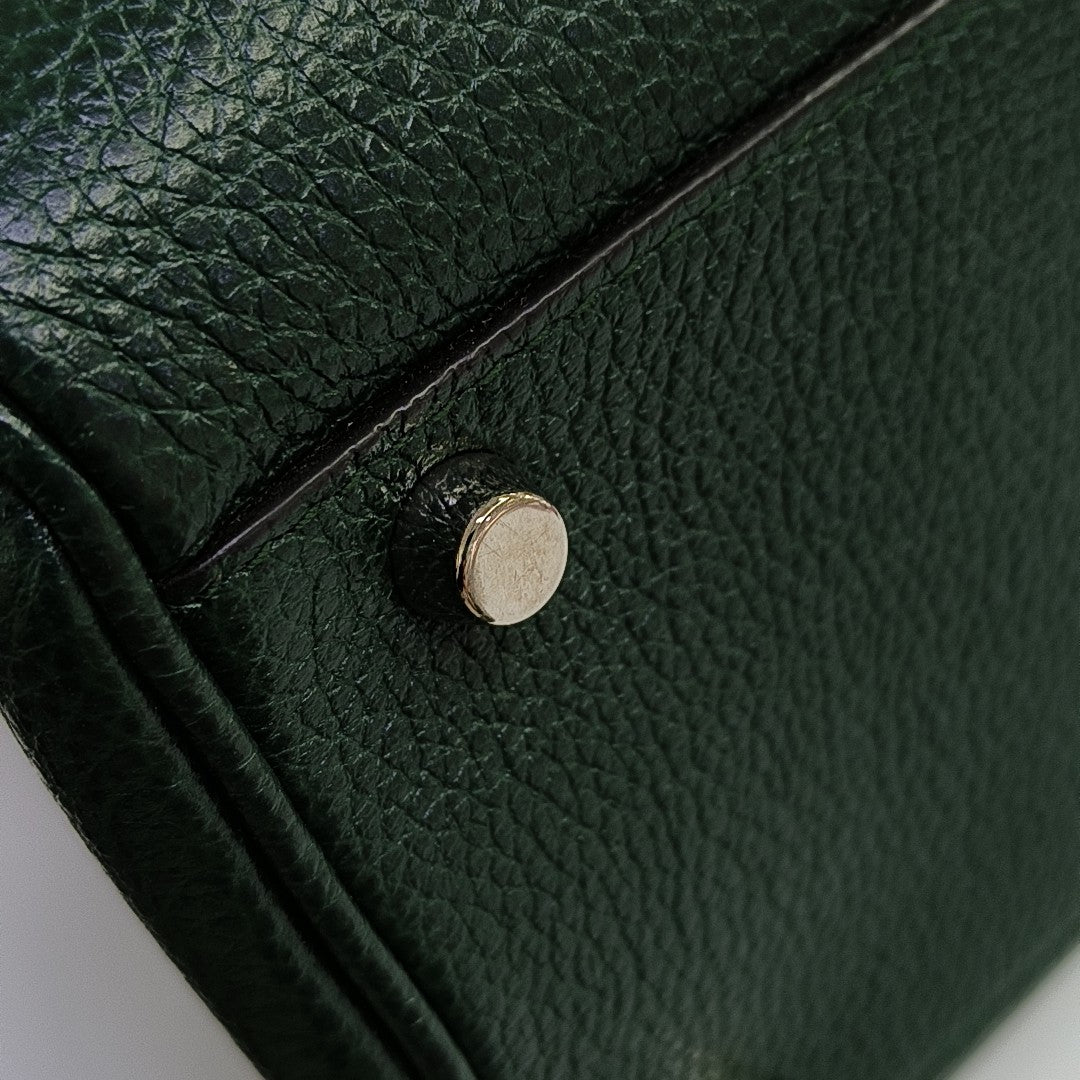 Zumi Medium Calfskin Green