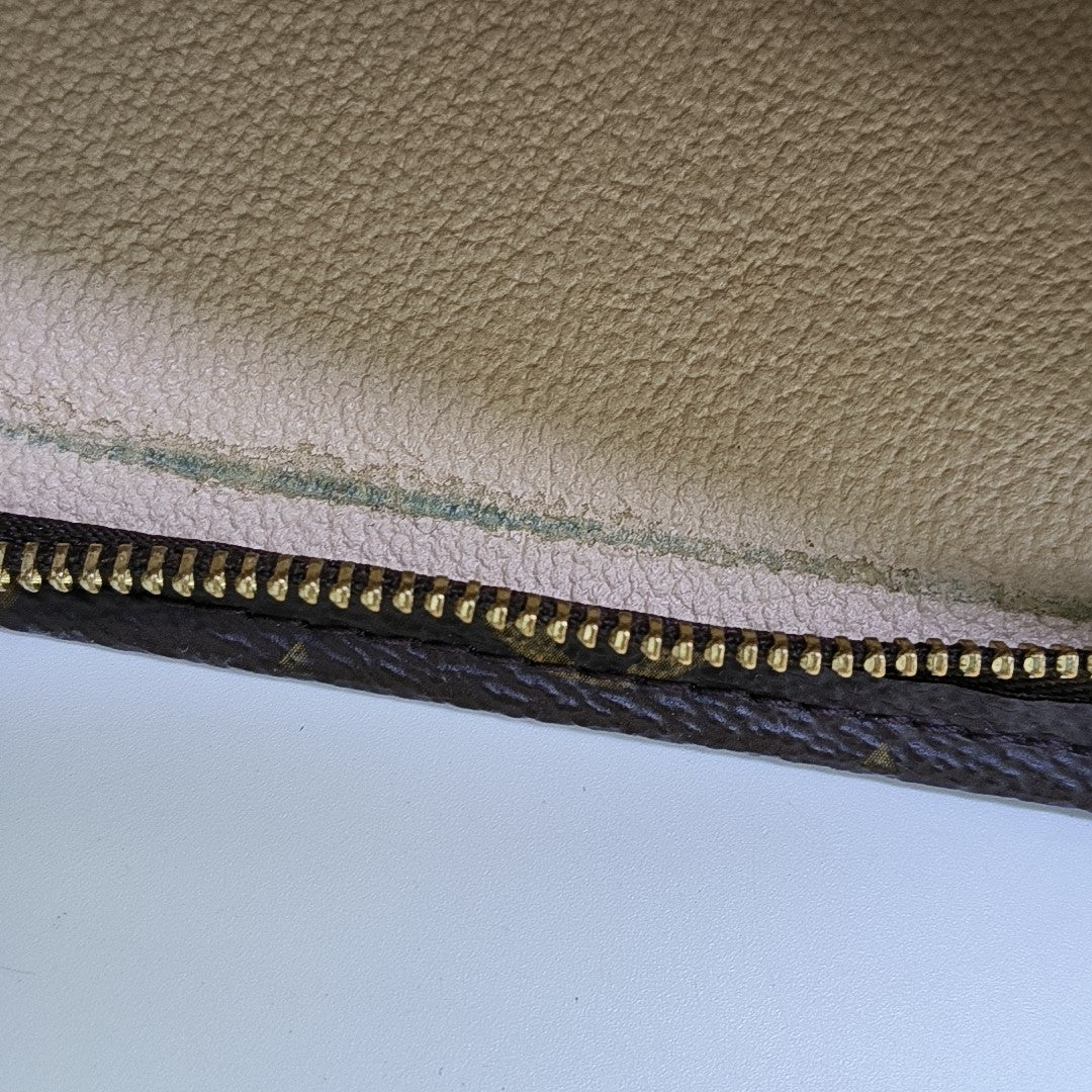 TOILET POCKET 26 Monogram Coated Canvas Brown