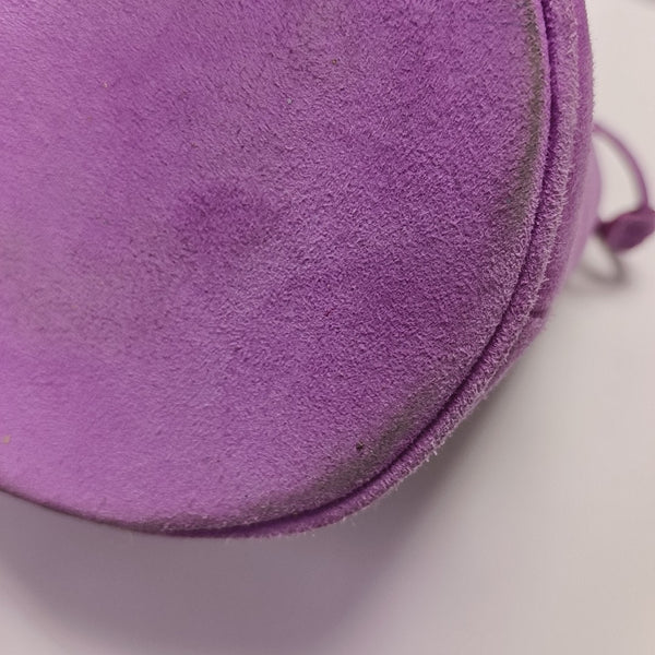Suede Bucket Bag Pink