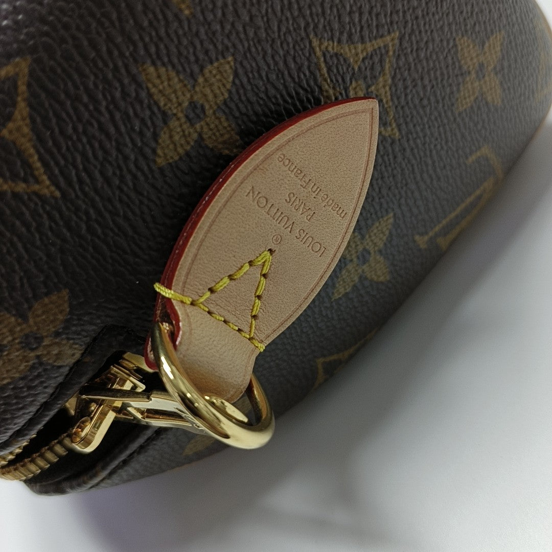 SPEEDY 20 Monogram Coated Canvas Brown
