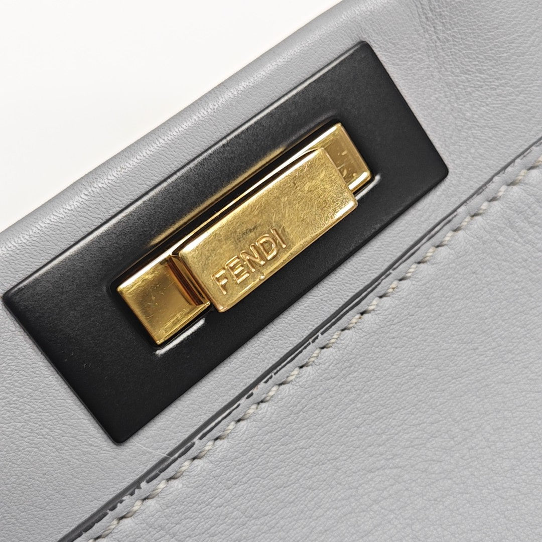 Peekaboo Medium Calfskin Blue