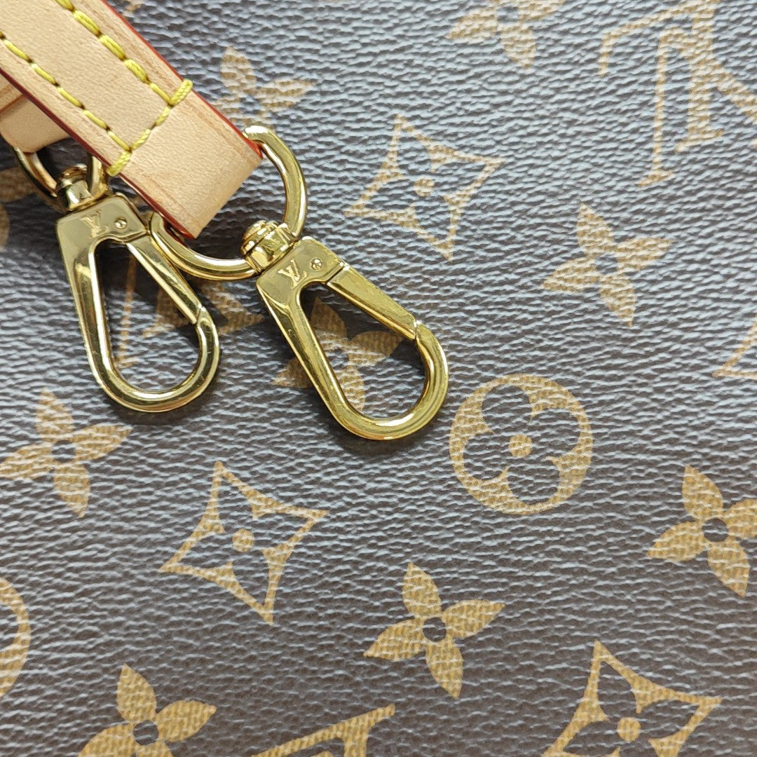 PALAIS PM Monogram Coated Canvas Brown