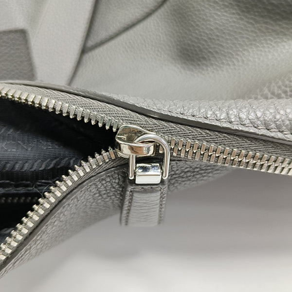 Calfskin Shoulder Bag Gray