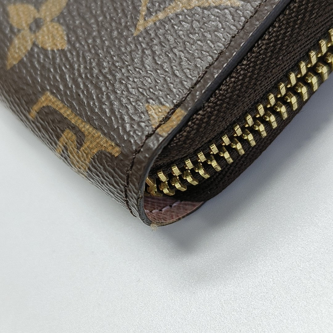 ZIPPY Monogram Coated Canvas Brown Wallet