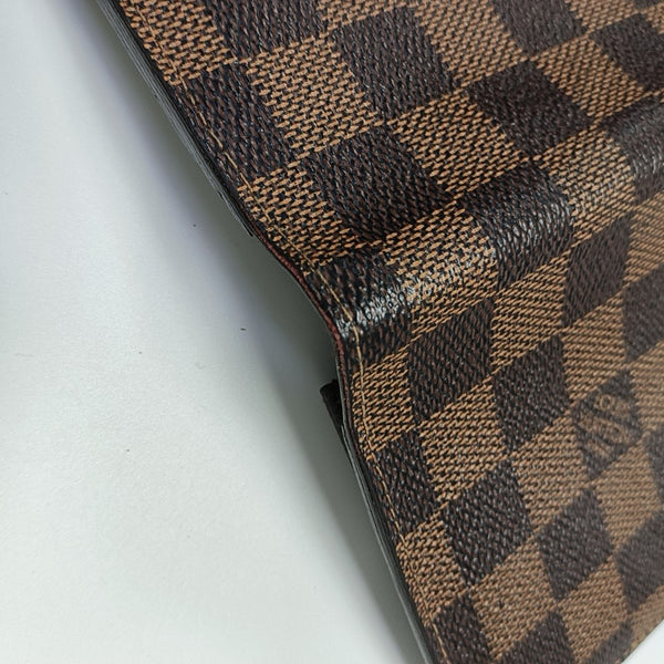 JAMES Damier Ebene Coated Canvas Brown Wallet