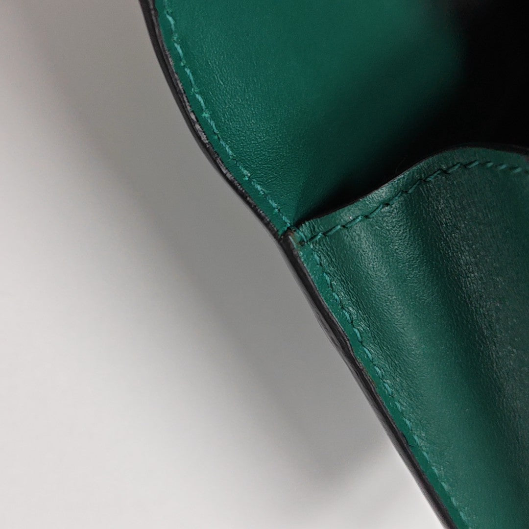 SERPENTI FOREVER Calfskin Green Wallet