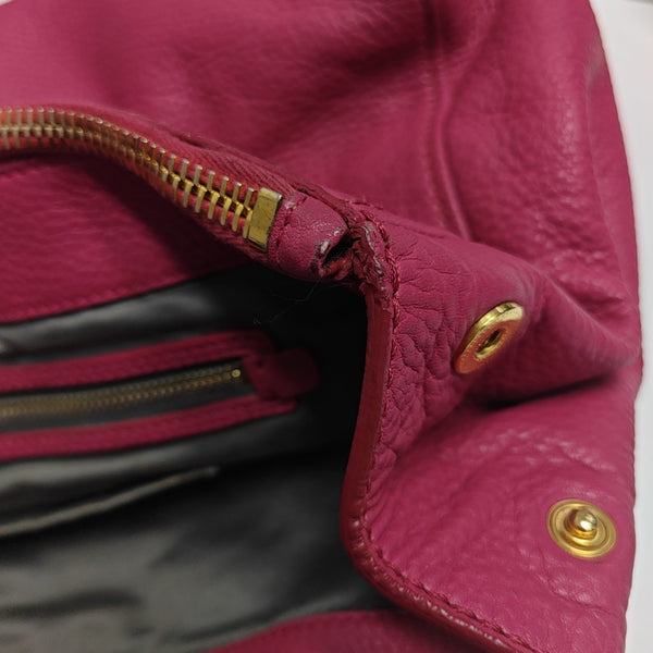 Calfskin Tote Bag Red