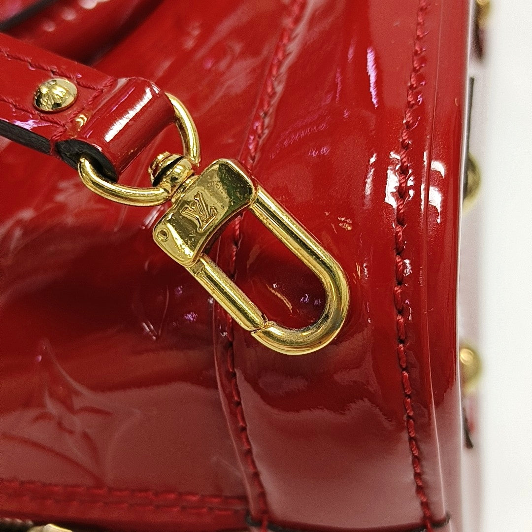 ALMA BB Monogram Charol Rojo