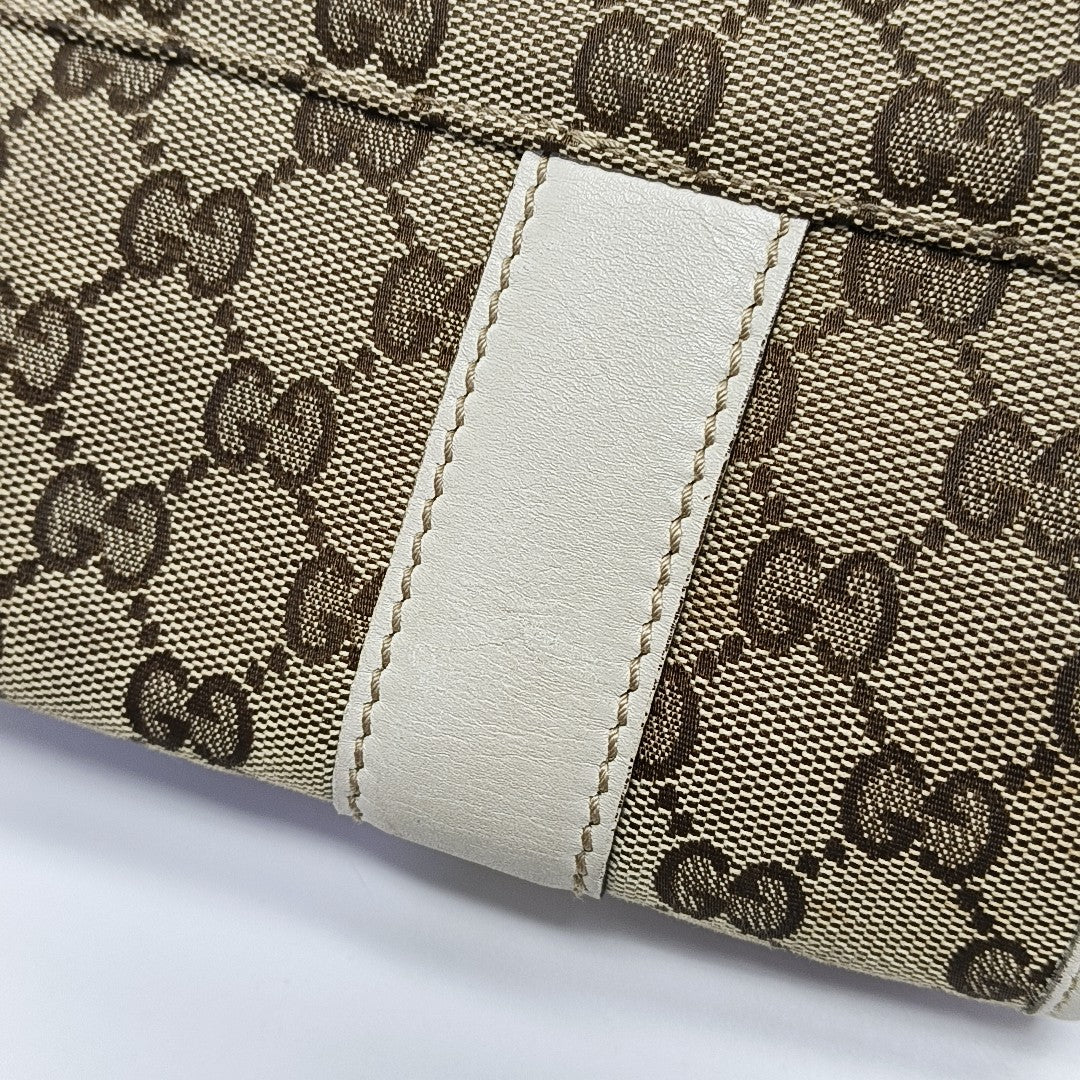 Monogram Canvas Shoulder Bag Black
