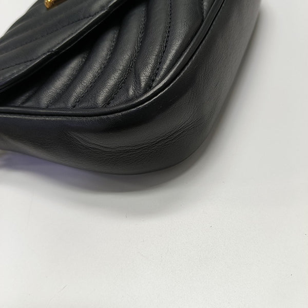 NEW WAVE Quilted Calfskin Black