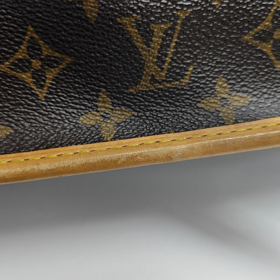 SAC GIBECIERE PM Monogram Coated Canvas Brown