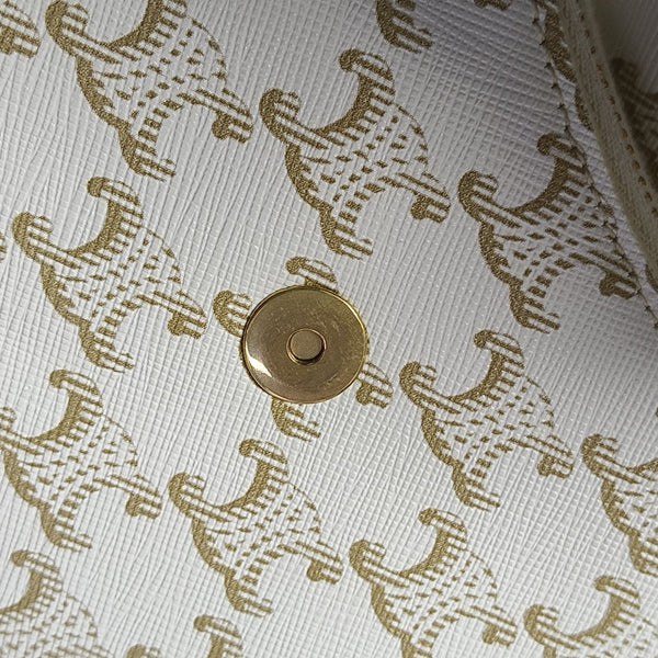 AVA TRIOMPHE Medium Coated Canvas Beige