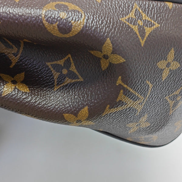 CLUNY Monogram Coated Canvas Brown