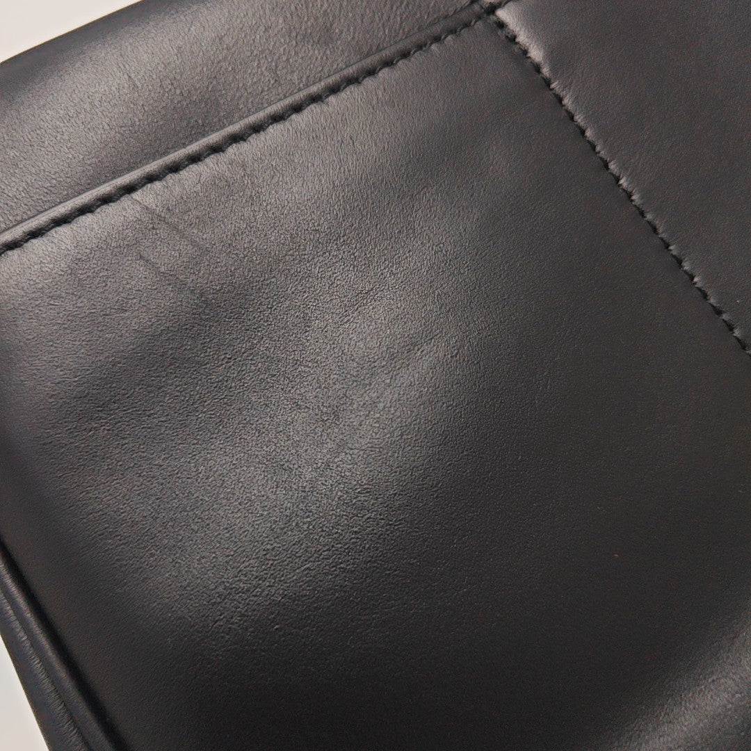 Calfskin Shoulder Bag Mini Black