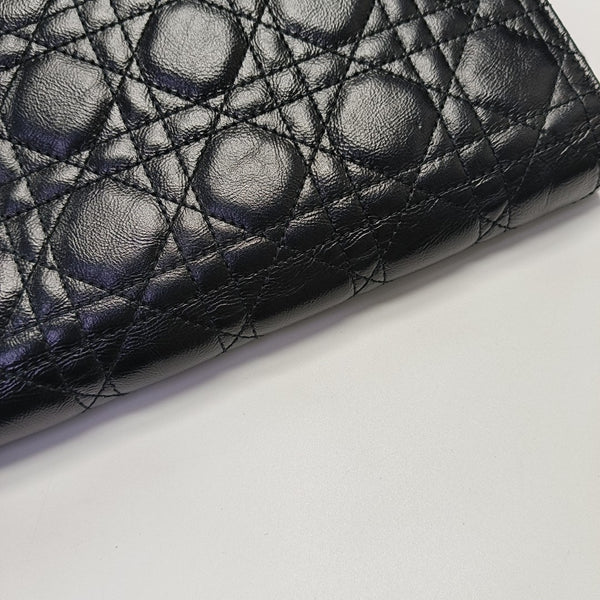 Lady Dior Small Cannage Lambskin Black