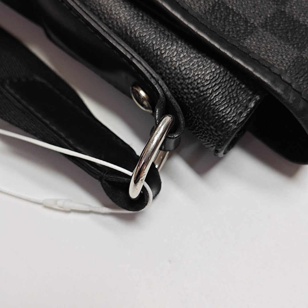 DANIEL MM Damier Graphite Coated Canvas Gray