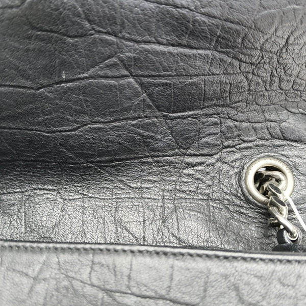 Calfskin Shoulder Bag Black