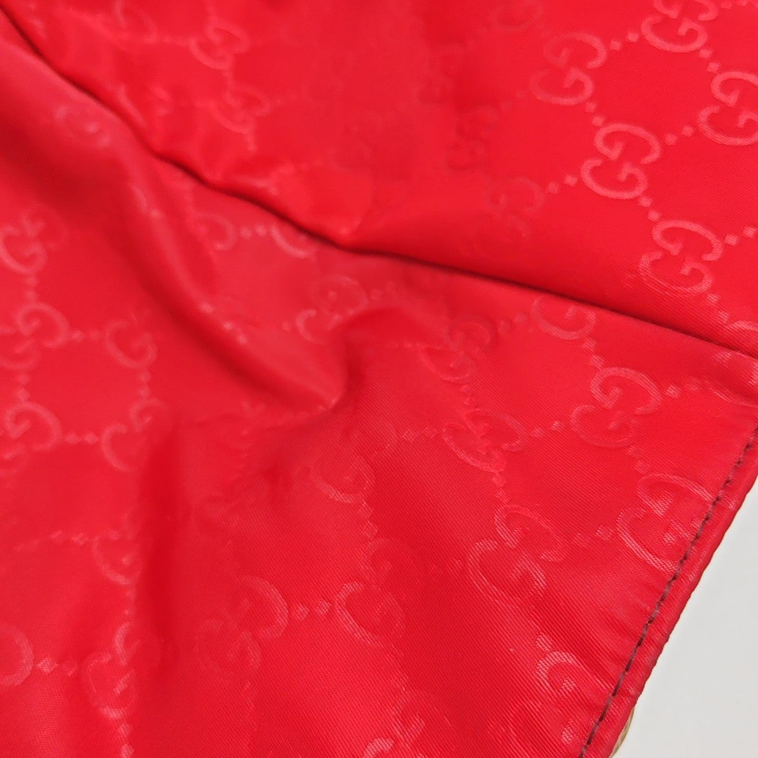 GG Imprime Monogram Nylon Red