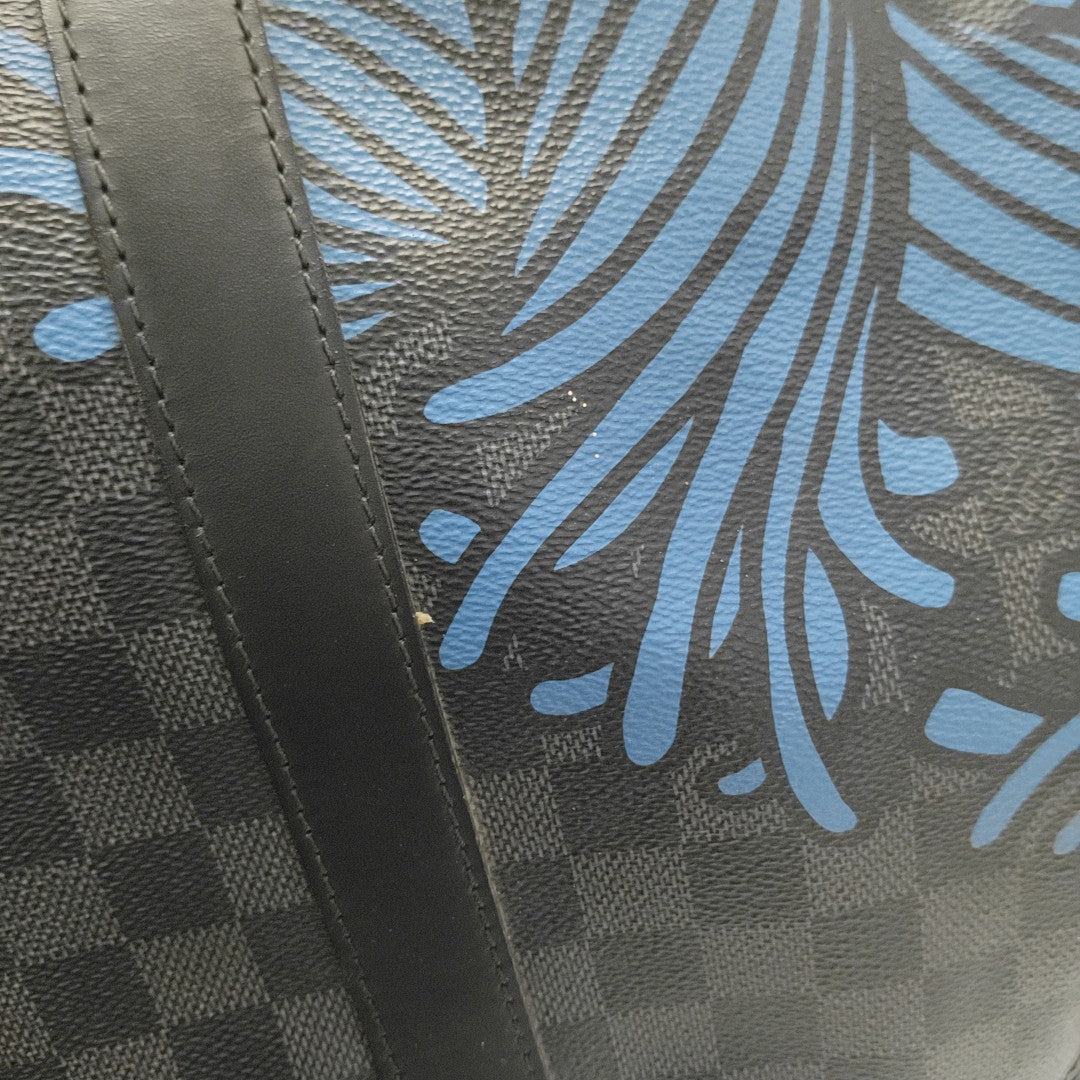 Damier Graphite Coated Canvas Top Handle Bag 55 Black