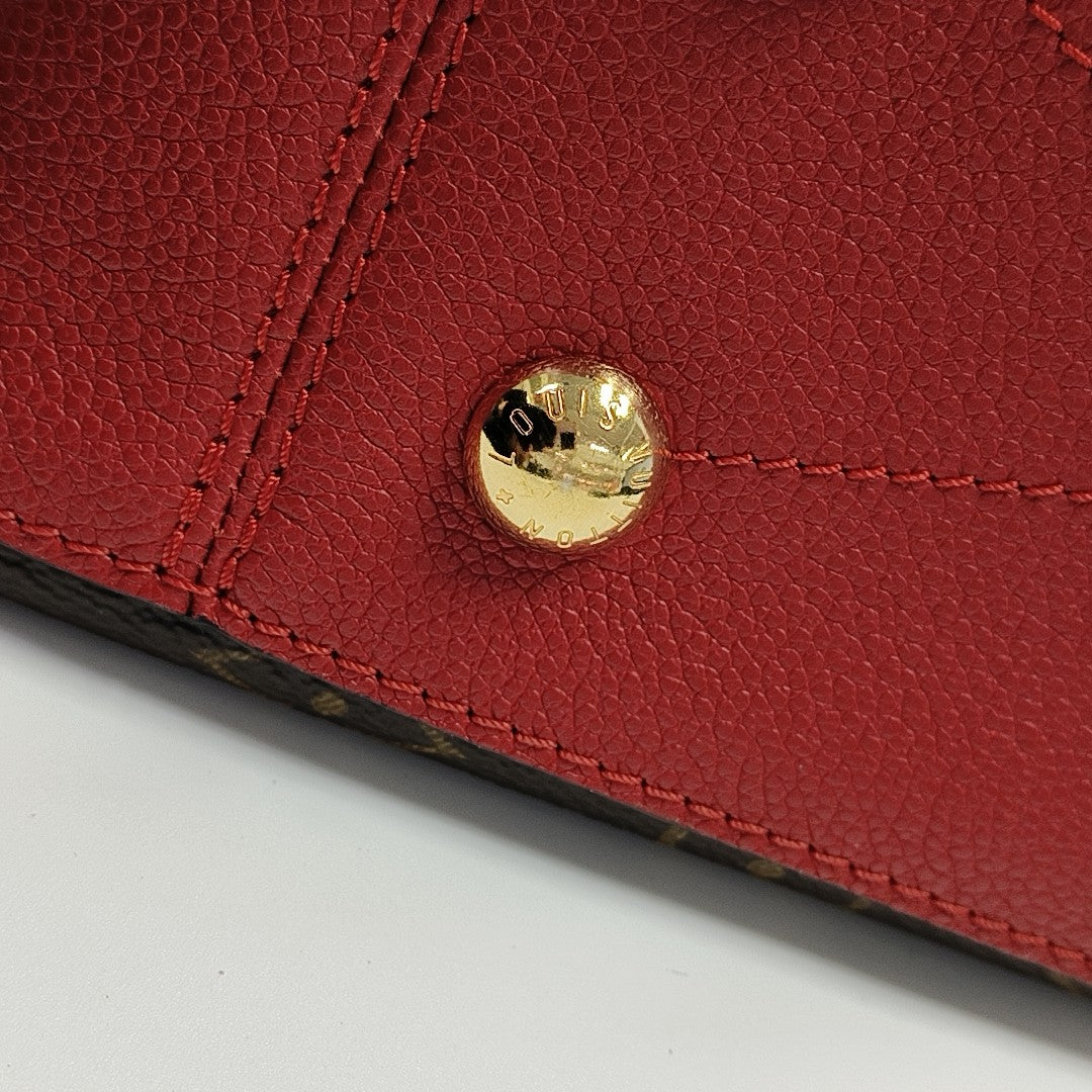 SURENE BB Monogram Coated Canvas Brown