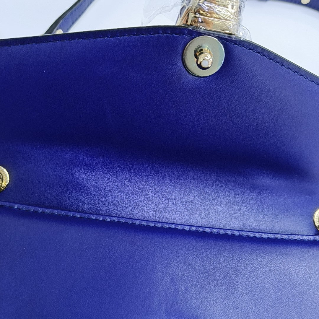 SERPENTI FOREVER Small Calfskin Blue