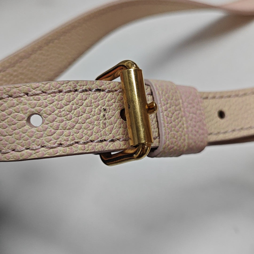 ONTHEGO PM Monogram Calfskin Pink