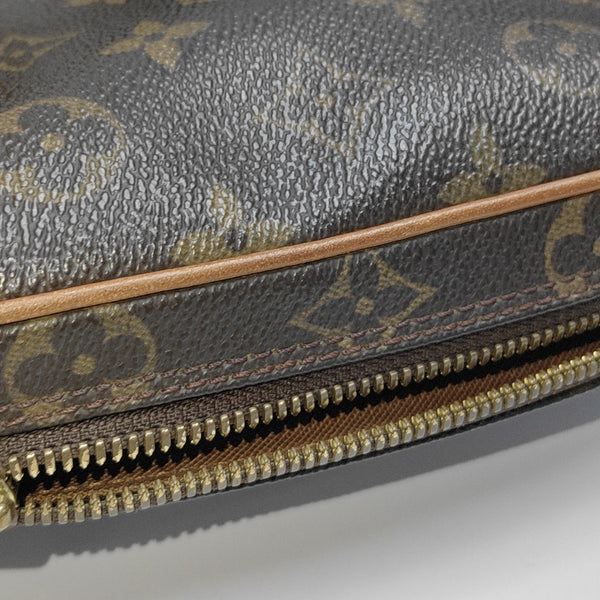 GANGE Monogram Coated Canvas Brown