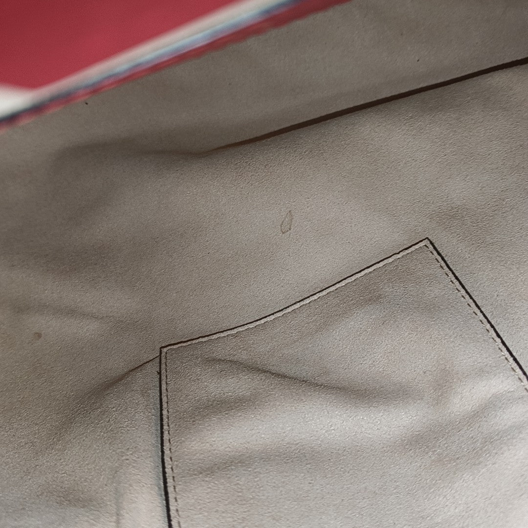 Monogram Coated Canvas Tote Bag Beige