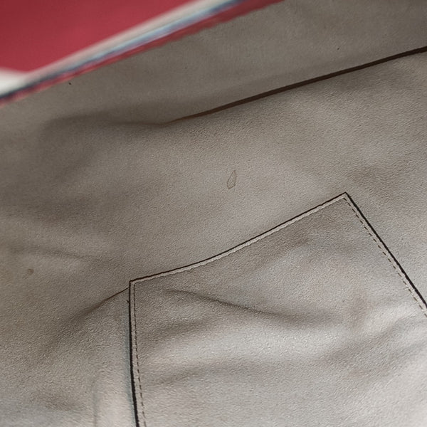 Monogram Coated Canvas Tote Bag Beige