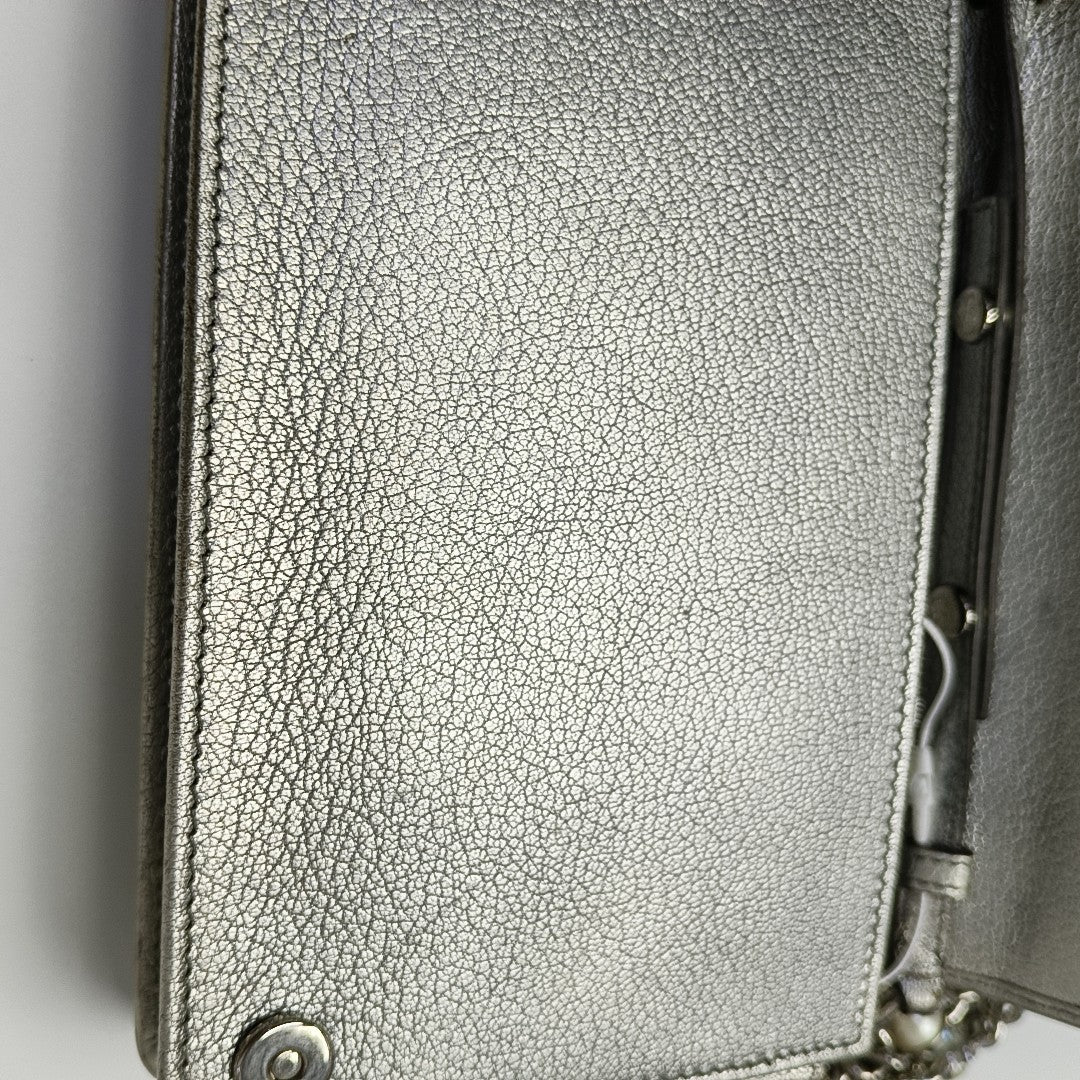 Glacé Calf Calfskin Silver