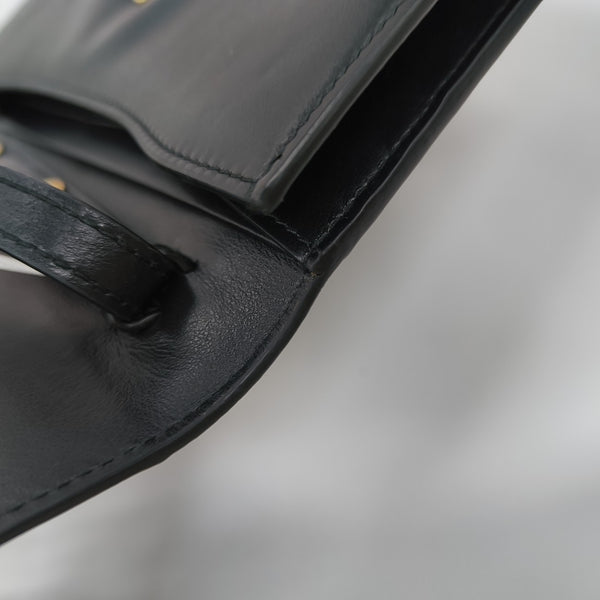 Calfskin Shoulder Bag Black