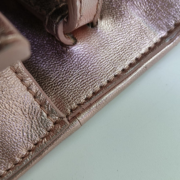 Quilted Lambskin Shoulder Bag Pink