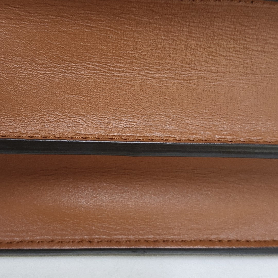 DAUPHINE Mini Monogram Coated Canvas Brown